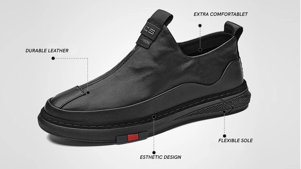 Premium Black Casual Shoes – Comfort Meets Timeless Elegance black shoes