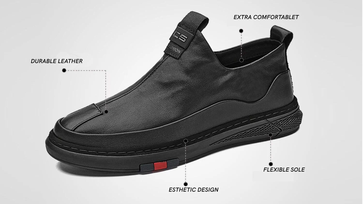 Premium Black Casual Shoes – Comfort Meets Timeless Elegance black shoes