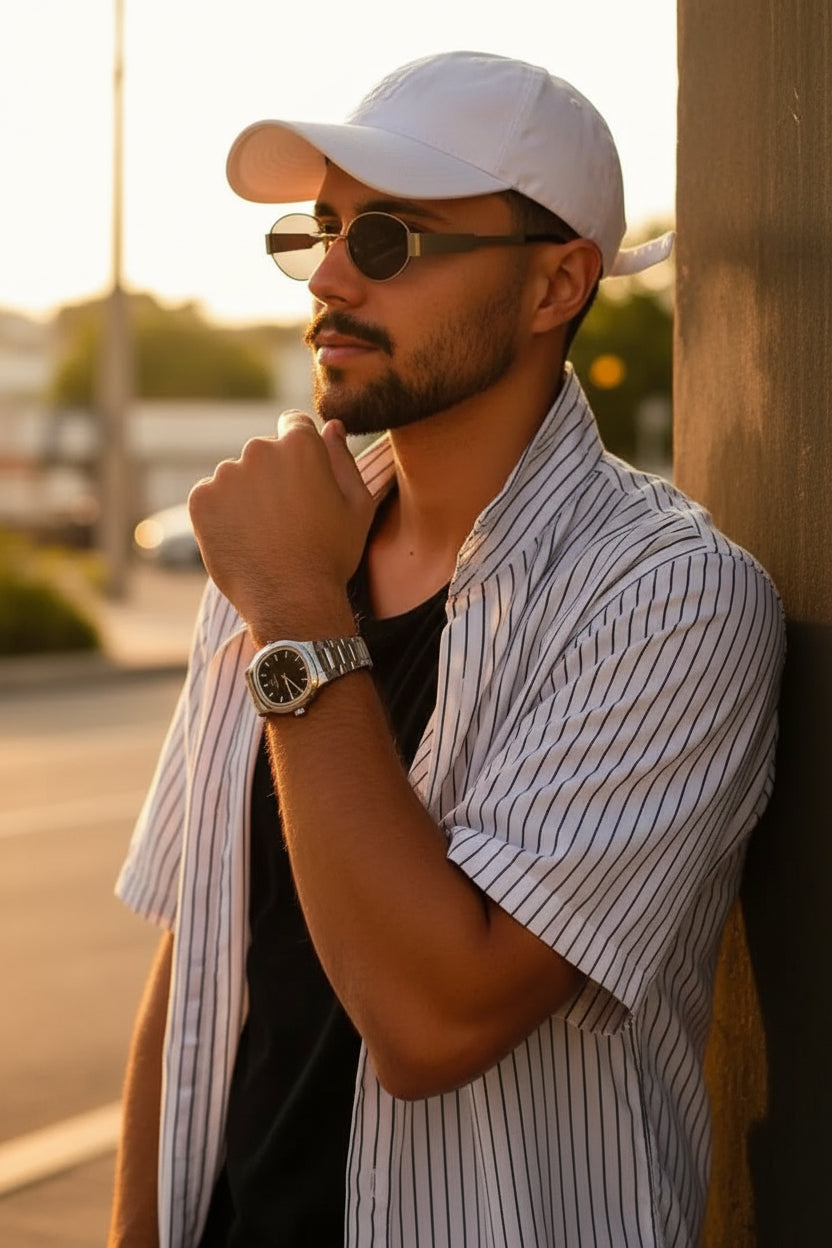 Premium Stainless Steel Minimalist Watch — Timeless Elegance for the Discerning Individual